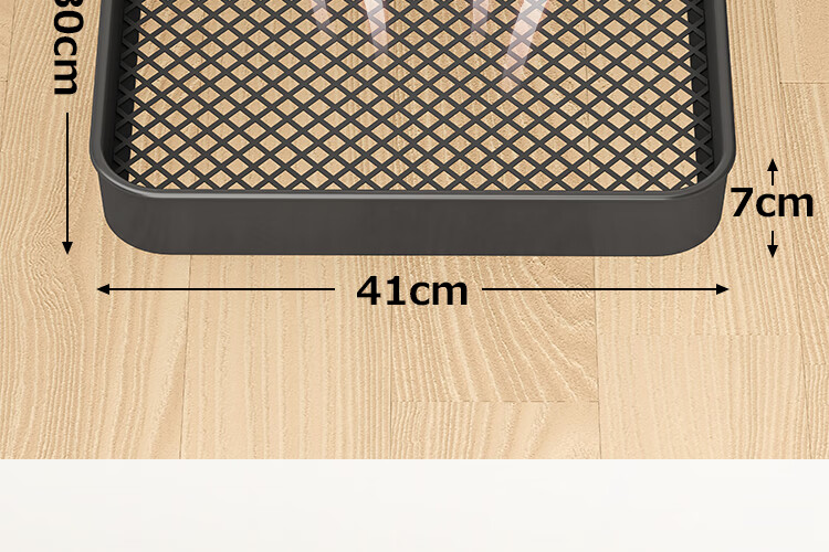 QIAONAMEI Portable Kitchen Storage Rack No-Installation Floor Cart Snack Folding Three-Tier Storage Rack QNM1860-BK 4
