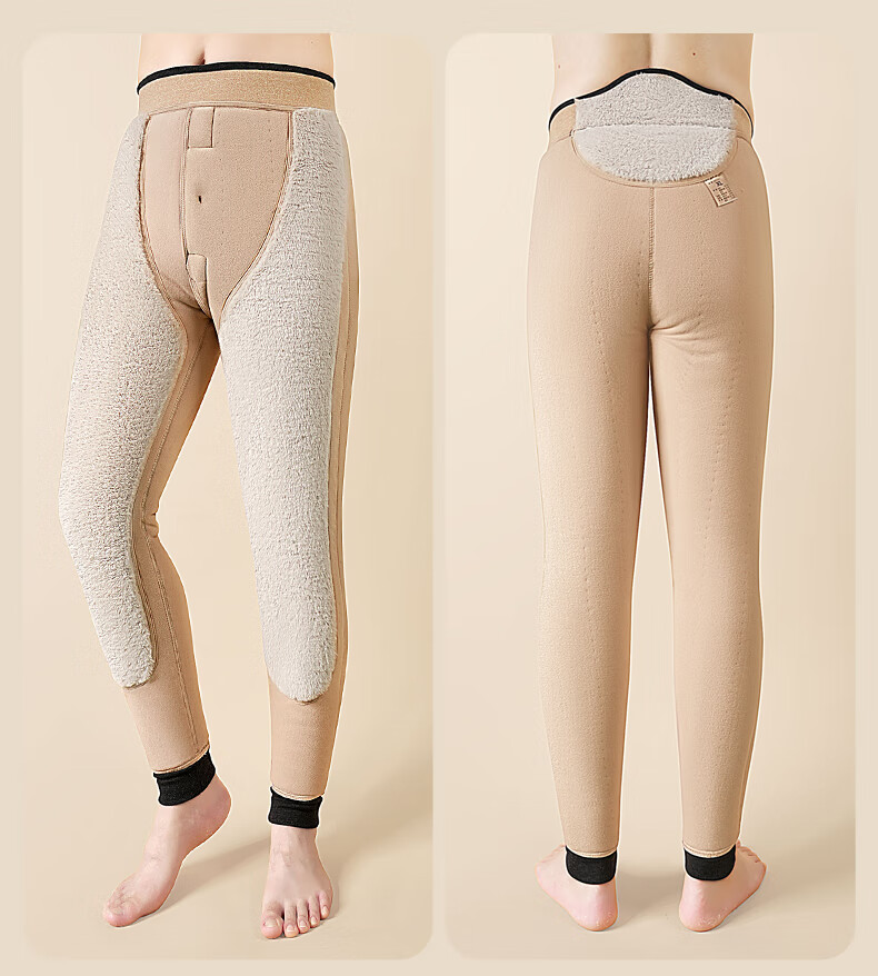 SNOWFLYING [100% Wool Filling] Women's Thermal Pants, Knee And Waist Protection, Thickened Cotton Trousers for Middle-Aged And Elderly, Extra Thick Winter New Product 5