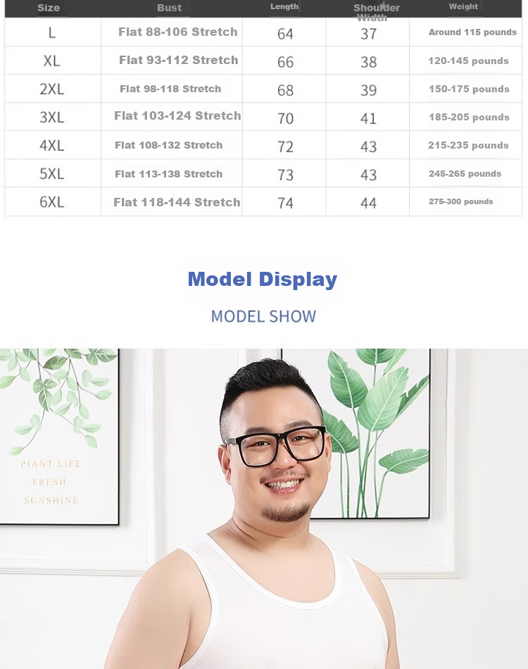 Hengyuanxiang [100% Pure Cotton] Men's Tank Top, Autumn Season, Middle-Aged And Elderly, Large Size, Loose Fit, Antibacterial, Sweat-Absorbing, Sports Undershirt for Me 10