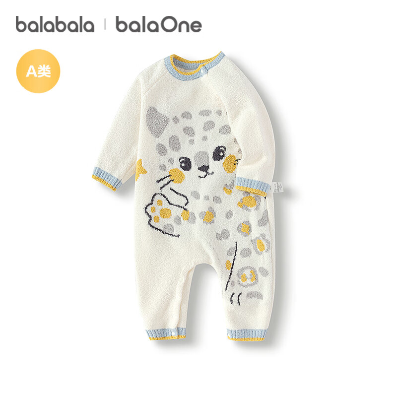 BALABALA Baby Romper Newborn One-Piece Winter Warm Plush 2025 Kids Clothing 209425133201