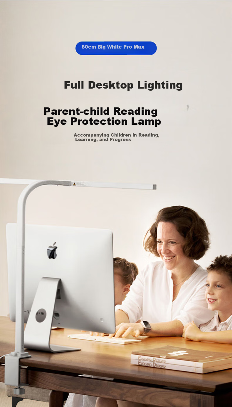 Dpdupi Eye Protection Lamp, Desk Lamp for Eye Care, Study, Reading, Homework, Students And Children, National AA Full Spectrum Intelligent Vision Protectio 3