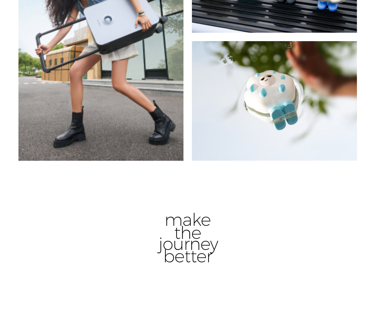 Tujia TUPLUS Limited Edition Wide Trolley Suitcase Travel Luggage, 20 Inch, Panda + Polar Bear 14