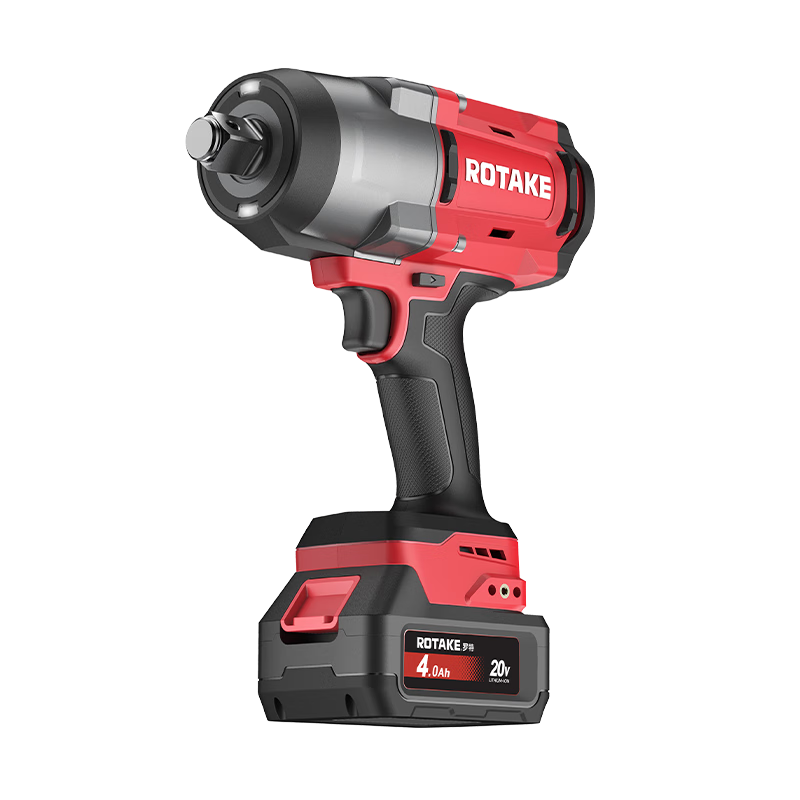 Rotary 20V Lithium Brushless Electric Wrench High Torque Heavy Duty Smart T4 Impact Wrench Automotive Repair Electric Air Gun