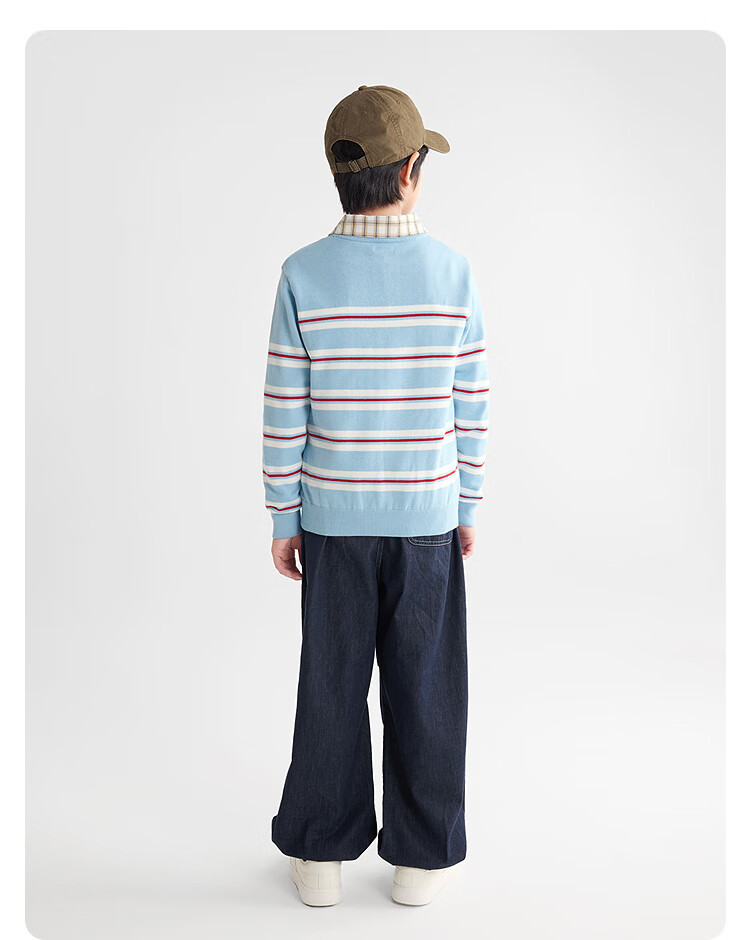 BALABALA Balaone Kids Sweater Boys 2025 Spring Autumn Knitwear Girls Parent-Child Pullover 208325103201 5