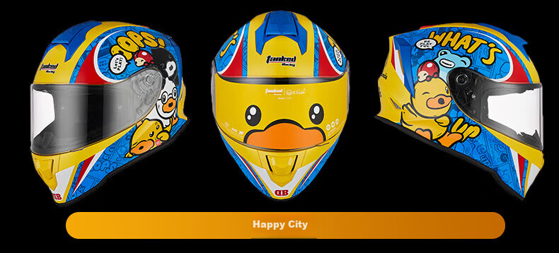 Tanked Racing Motorcycle Helmet T151 Children's Full-Face Anti-Fog 3C Safety Helmet with Lucky Cat Design XXXS 10