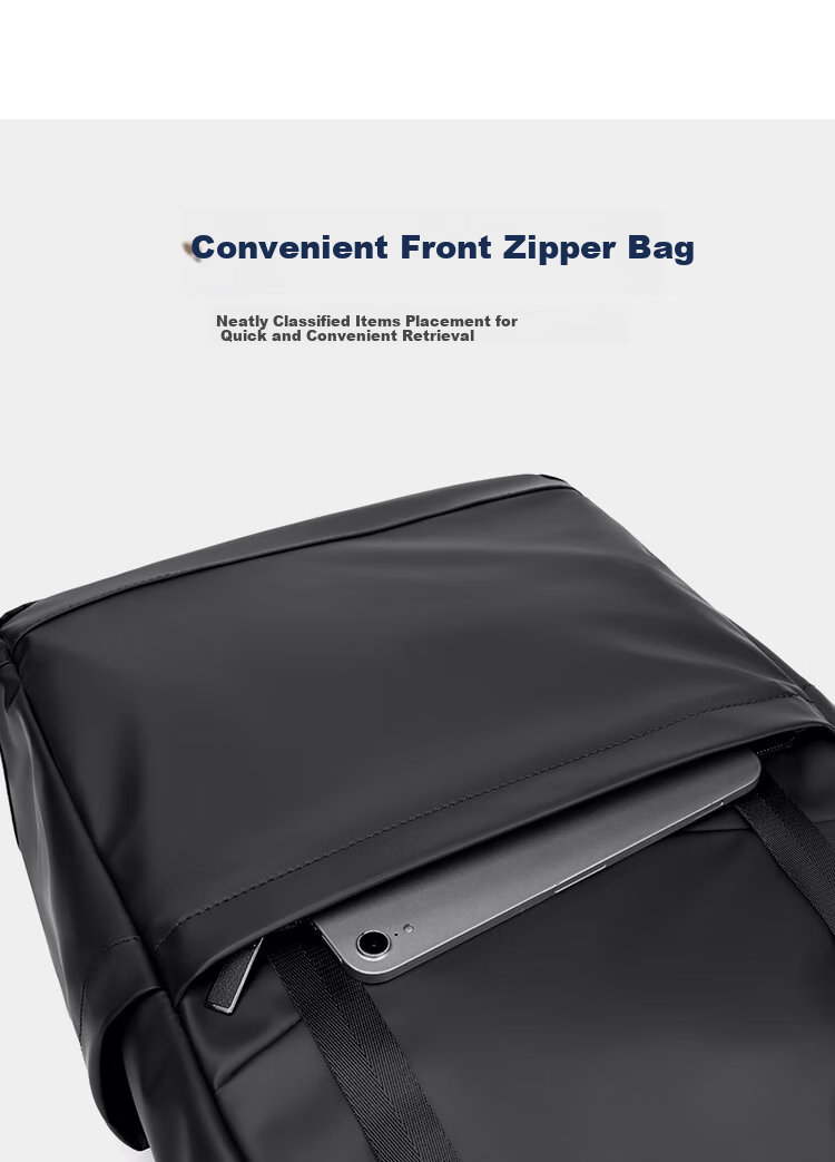 POLO Backpack for Men, Lightweight Travel Bag with Flip Cover, 16/17.3-Inch Laptop Bag, Business Trip Bag 6
