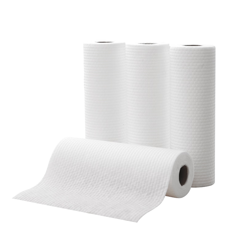 Baijiahaoshi Disposable Lazy Cleaning Cloth 24x25cm 1 Roll 50 Sheets Kitchen Dishwashing Cloth Kitchen Paper Oil Absorbent