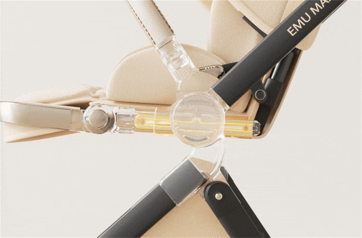 Elittile x emumax Baby Stroller Lightweight Newborn High Landscape Baby Pram Flowing Amber 13