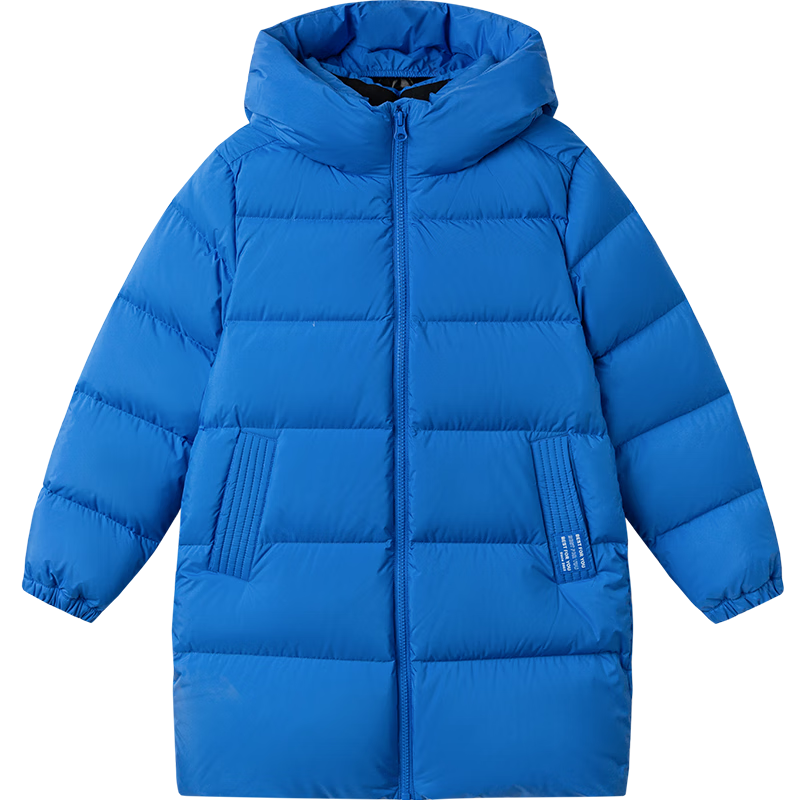 BALABALA Kids Down Jacket Boys Girls Outerwear 2025 Autumn Winter Baby Clothes Mid-Length Warm Fashion Top
