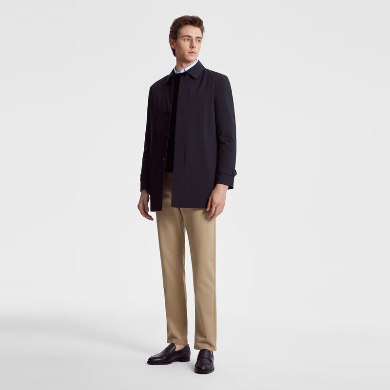 YOUNGOR [Detachable down Inner Lining] Goose Down Windbreaker, Autumn And Winter 90% Down, Business Warm Men's Jacket, 429948