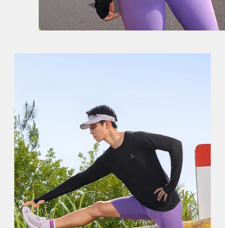 361° Men's T-Shirt Autumn Winter New Sports Outdoor Running Fitness Quick-Dry Crew Neck Long Sleeve Top 652532103-4 8