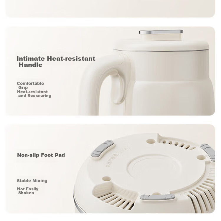 Joyoung Home Use 1L Quiet Blender Soy Milk Maker Food Processor, 22-Minute Fast Soy Milk Maker DJ10X-D285 5