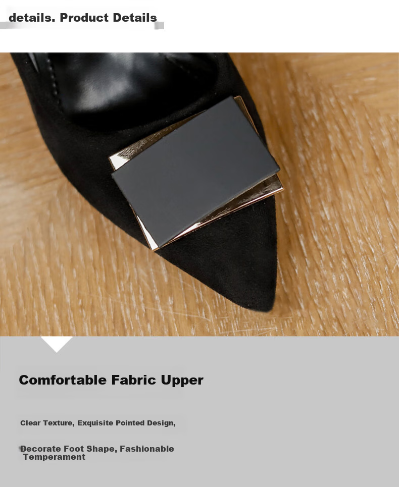 CARTELO Thin Heel High Heels, Comfortable Black Shoes, KCC-6688 Black (3cm), Size 33 5
