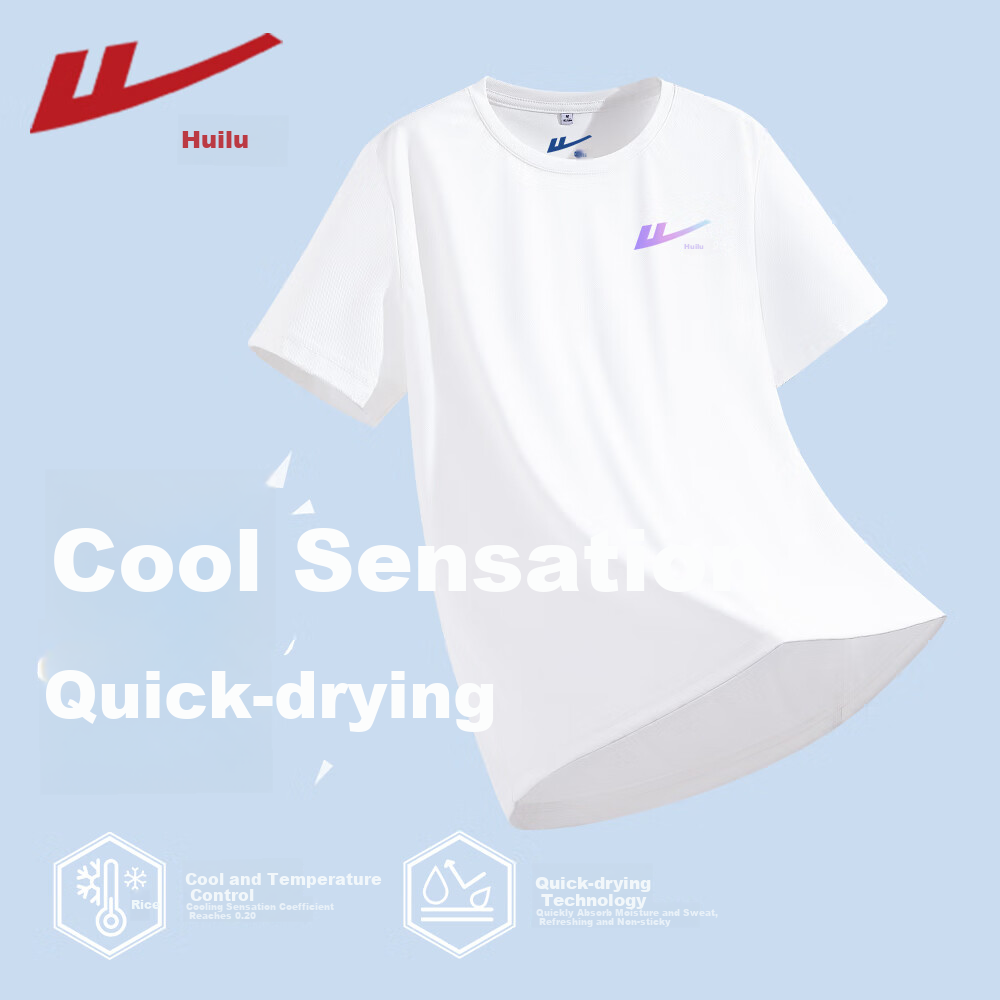 Warrior Ice Silk Quick-Dry Short-Sleeve T-Shirt for Women, Summer 2026, Pique Cool Breathable Moisture-Wicking Casual Sports Women's Wear