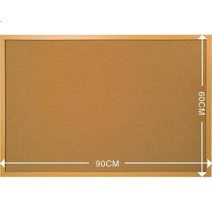 Меловая доска Bibiniu Cork Board Hanging 60*90см, декоративная, для прикалывания, с деревянной рамой, фотостена, доска для заметок, домашняя доска объявлений BBNH6090W
