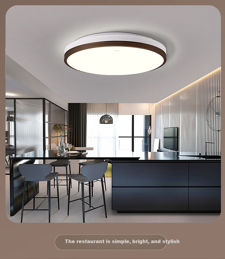 BULL Ceiling Light, Langchen Full Spectrum Bedroom Light, MX-C048A Stepless Dimming, 48W, Ra97 Color Rendering Index, with Display Indicator, Installation Included 6