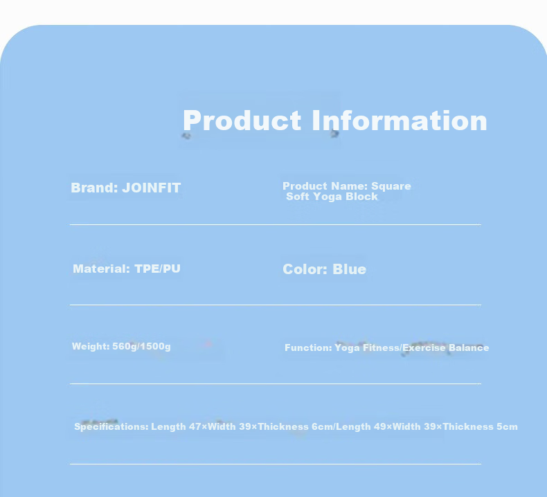 JOINFIT Balance Soft Step Core Training Balance Stabilizing Ankle Training Yoga Mat, Blue, J.B.001C-J 10