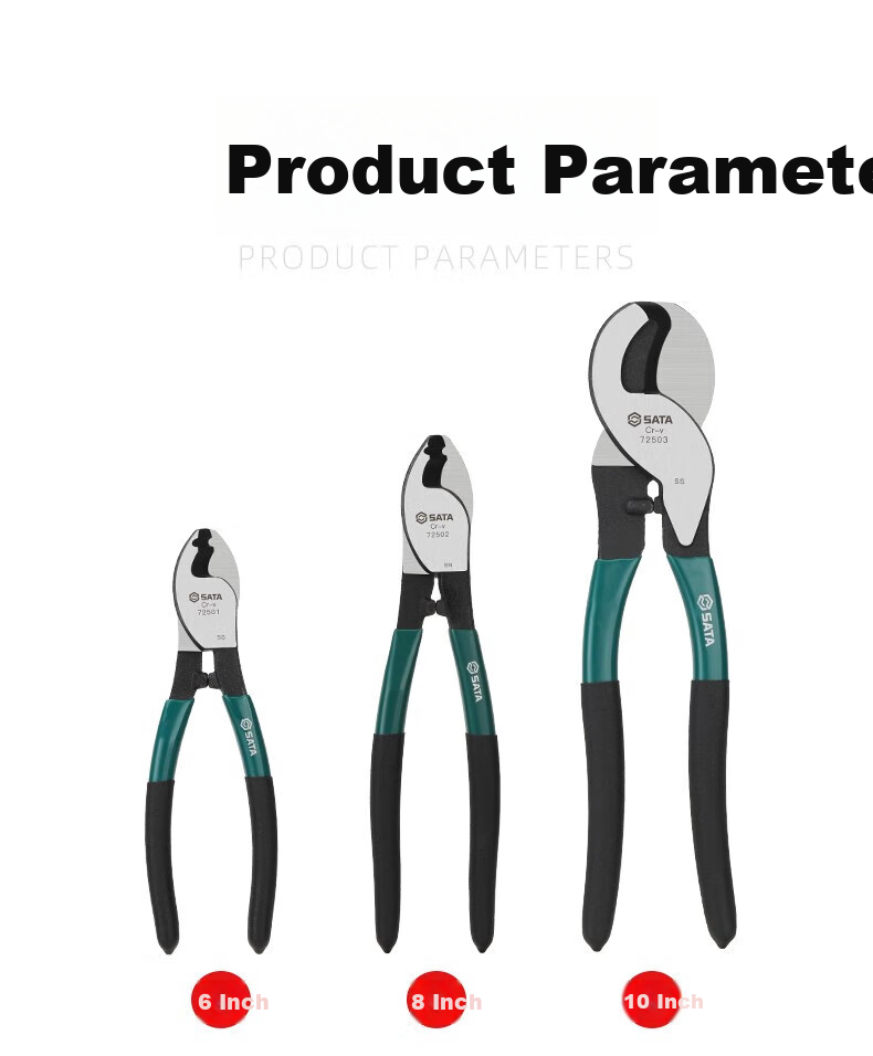 SATA 72502 Cable Cutter, 8 Inches 2
