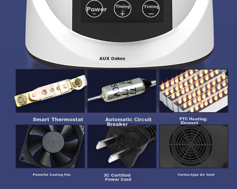 AUX [16 Stainless Steel Tubes] Clothes Dryer, Home Use Garment Drying Machine, Baby Clothing Sterilizer And Dehydrator, Air Dryer, Double-Layer Small Wardrobe Drying And Dehumidifying Device 12