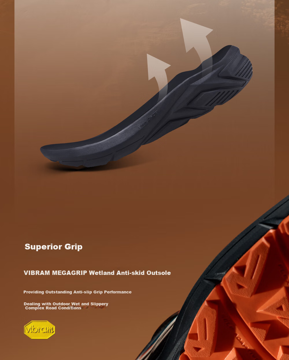 KAILAS C4 Trail Running Shoes for Men, with Good Grip, Anti-Slip, Shock-Absorbing, Lightweight Hiking And Outdoor Running Shoes 6
