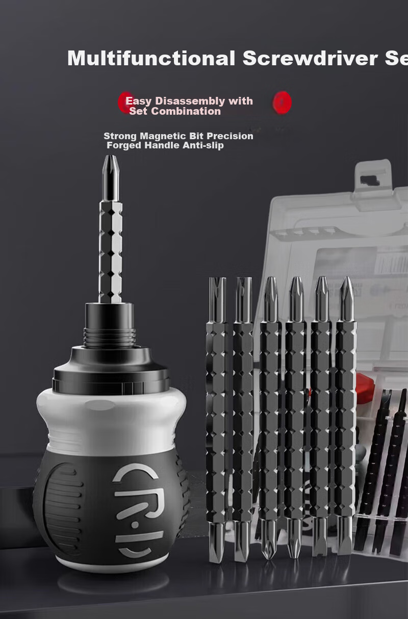 GDEX Multi-Function Screwdriver Set, Computer Repair And Disassembly Tools, Precision Instruments, 145-In LSD8183 1