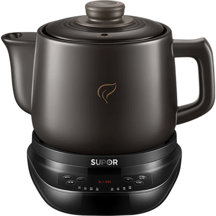 SUPOR 4L Herbal Medicine Pot Multi-Functional Health Pot Dual-Use Decoction and Medicinal Cuisine Cooker 1000W High Power Split Design SW-40Y10