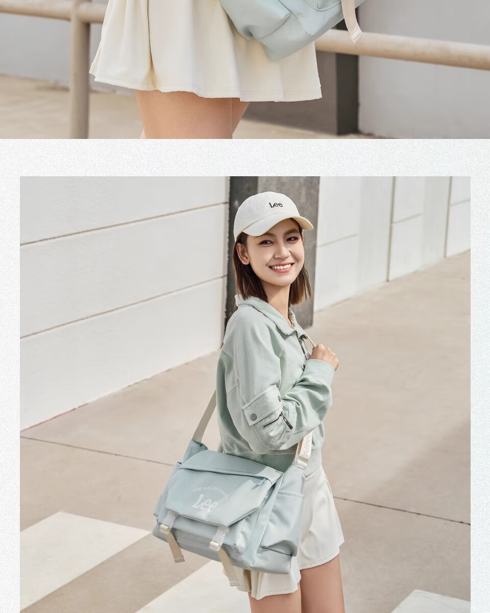 Lee Crossbody Bag, Women's Handbag, College Student Japanese-Style Workwear Shoulder Bag, Large Capacity Messenger Bag, Gift, Birthday Present 14