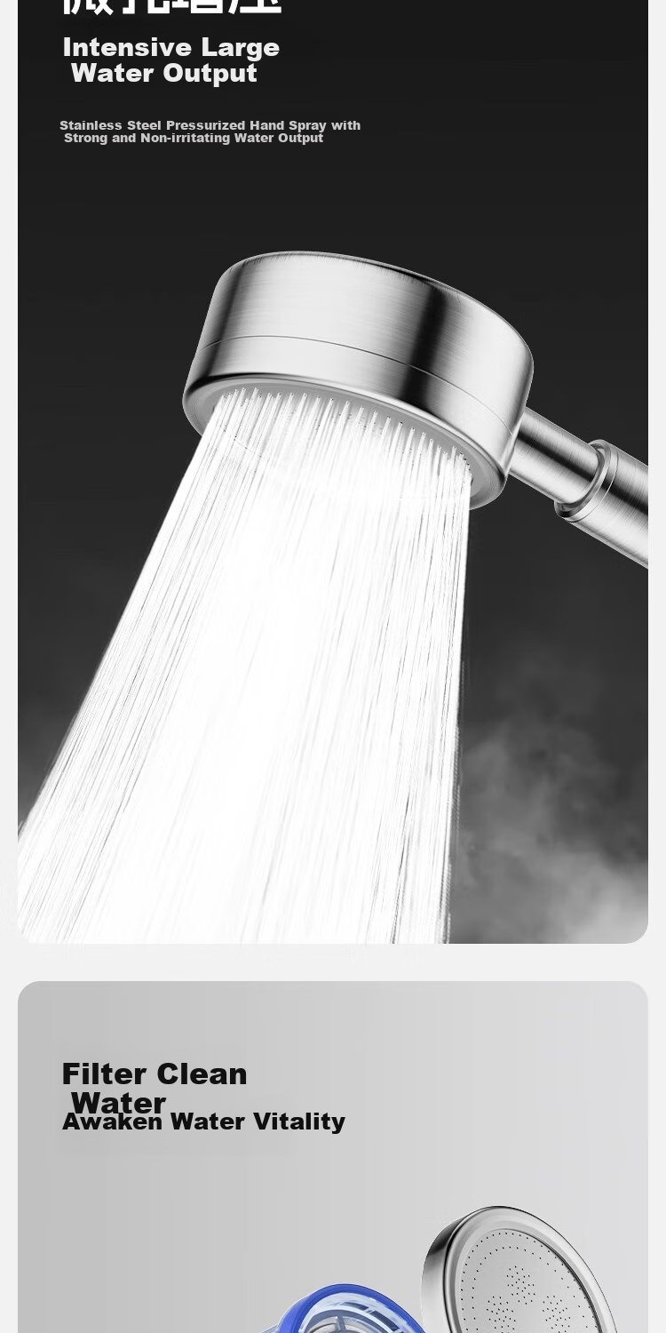 ILeddog [Germany] All-Copper Simple Shower Head Set, Bathroom No-Top Spray Bathtub Shower Head 019 9
