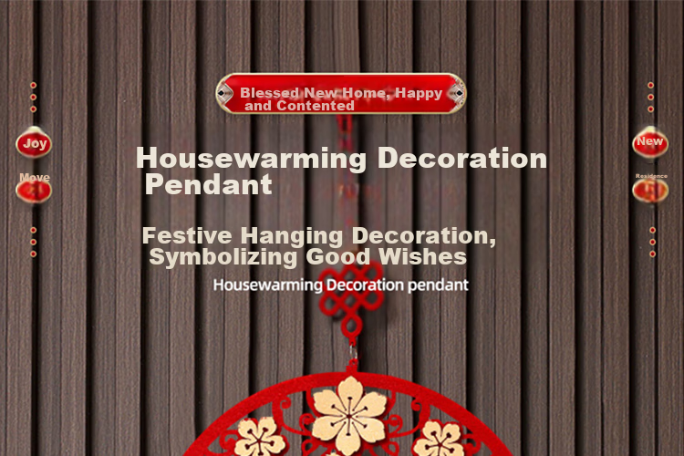Ounizi Housewarming Red Envelopes, Moving Celebration Ceremony Decorations, Essential Housewarming Set of 10 Pieces 1