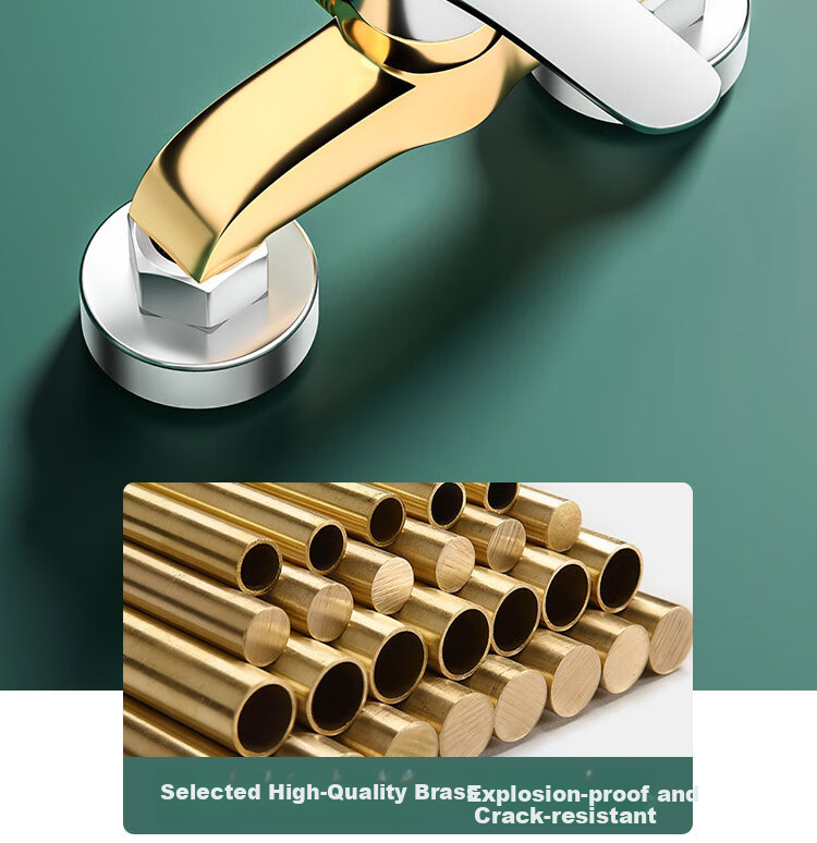 MEJUE Shower Faucet, Bathroom Hot And Cold Mixing Valve, Brass Thickened Concealed Installation, Shower Switch, Mixing Valve Z-013182 6