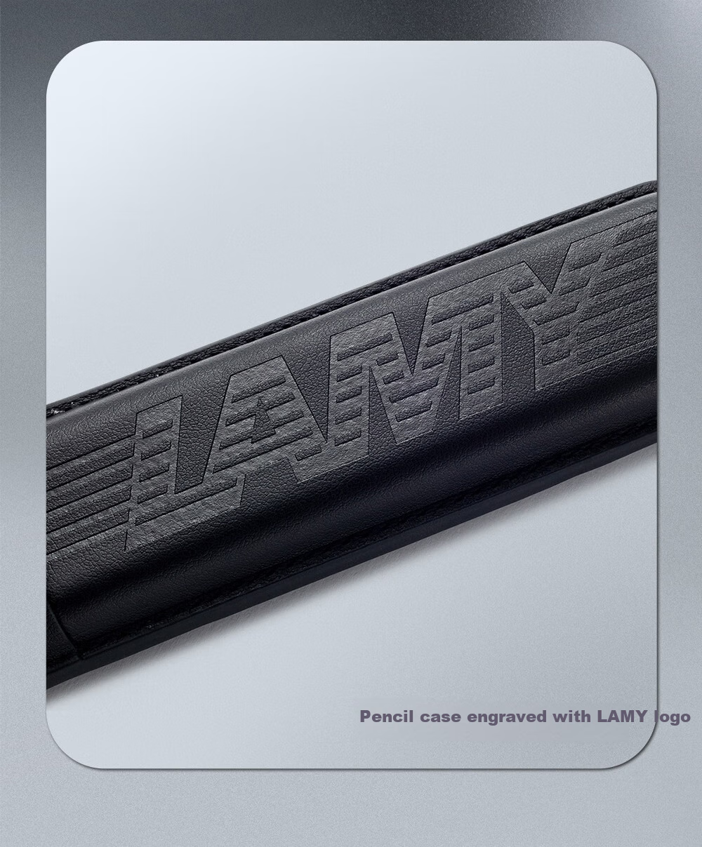 LAMY Ballpoint Pen Safari Series Ink Set for Handwriting Practice And Signature, Student Stationery Office Gift Corporate Bulk Purchase Matte Black 0.7mm Holiday Gift 11