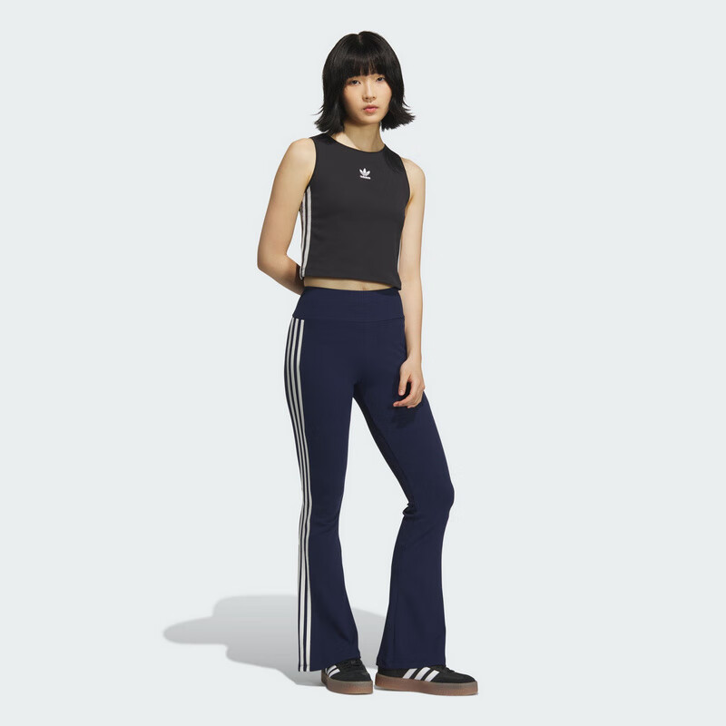 Adidas Trefoil Series, Women's W KNIT PANT Knitted Pants, KC3130, Dark Indigo Blue, Size S 3