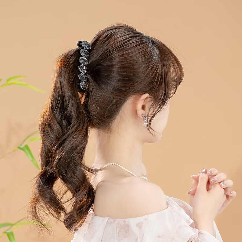 CHIMERA Large Banana Hair Clip High Volume Ponytail No Trace Hairpin Elegant Twist Hair Accessory for Women Birthday Gift