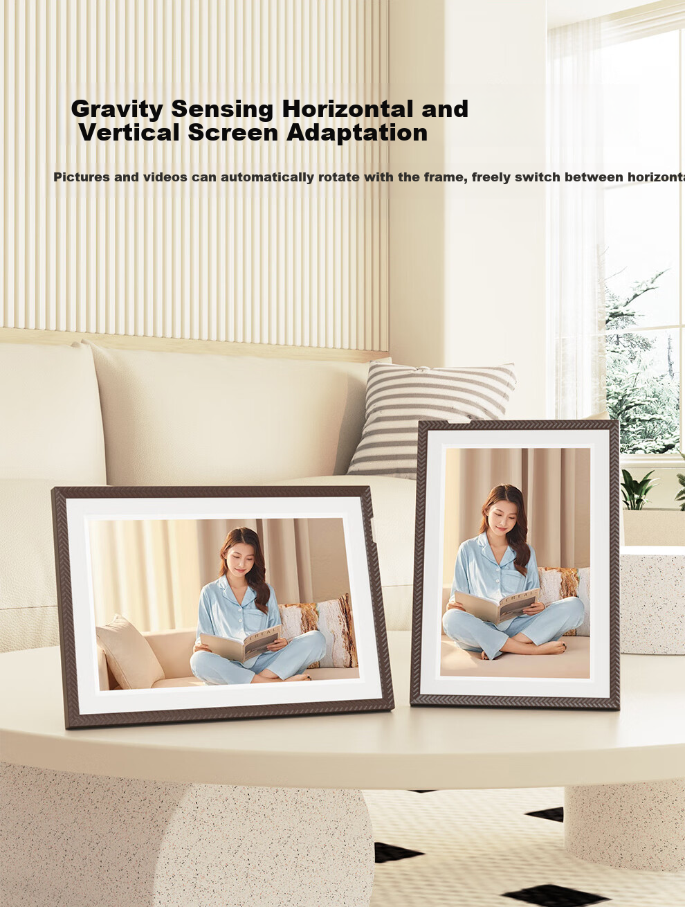 ARZOPA D14Pro 14-inch 2K Ultra HD Digital Photo Frame Smart Cloud Frame Touchscreen Photo Video Player Gift Recommended 10