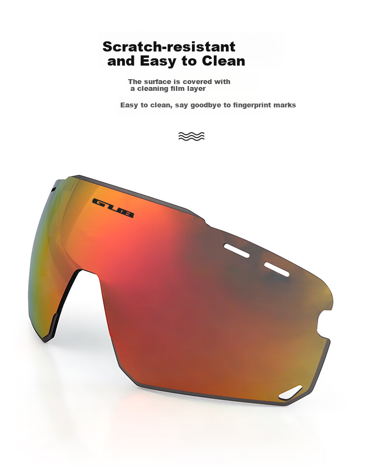 GUB Polarized Colorful Cycling Glasses for Men And Women, Outdoor Windproof Goggles for Road And Mountain Biking, Myopia Protection Eyewear 8