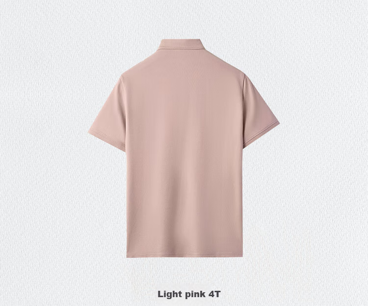 HLA Short-Sleeve Polo Shirt for Men, Chinese Dragon Cool Breathable Short-Sleeve Shirt for Men in Summer 8