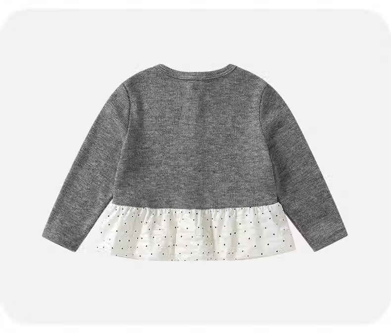 VOONLIE Girls' Jacket Spring Collection 2026 New Stylish Children's Cardigan, Versatile Outerwear for Little Girls And Toddlers, Suitable for Spring And Autumn Seasons 9