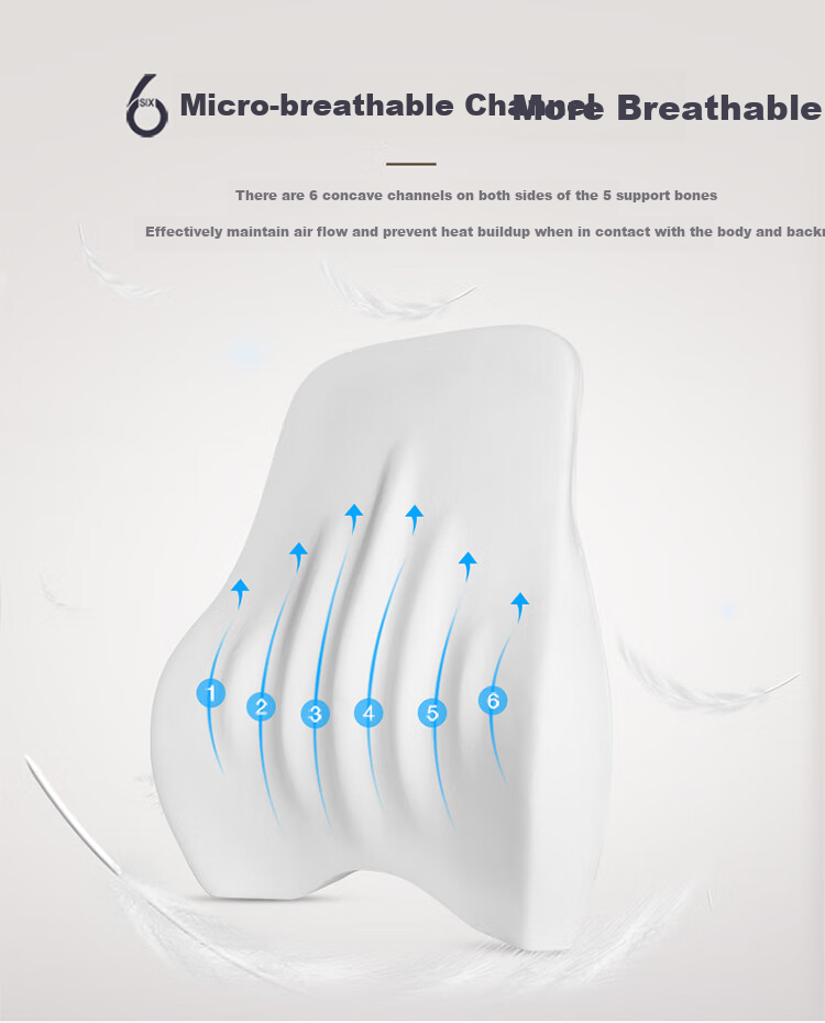 ICAROOM Car Headrest, Space Memory Foam Neck Support Pillow, All-Season Universal Car Cushio 7