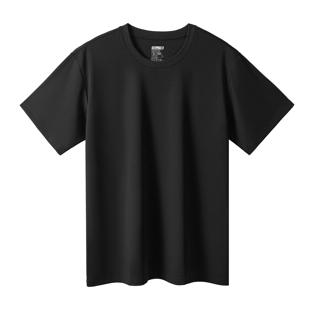 Yuejili Xinjiang Long-Staple Cotton 80S Short Sleeve T-Shirt Men's Breathable Spring Summer Antibacterial Combed Cotton Homewear Gift for Boyfriend