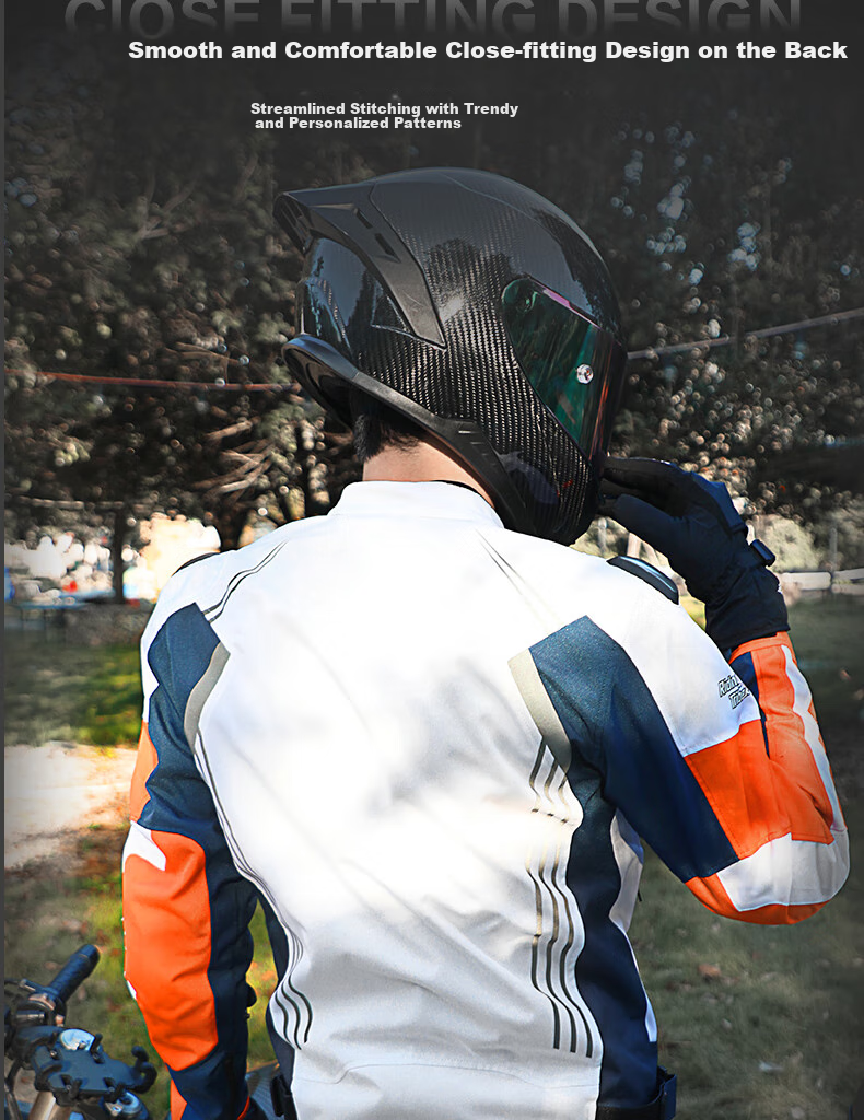 RidingTribe Motorcycle Winter Riding Suit, Anti-Fall Rider Gear, Windproof And Warm Clothing Set, All-Season Waterproof Racing Suit 5