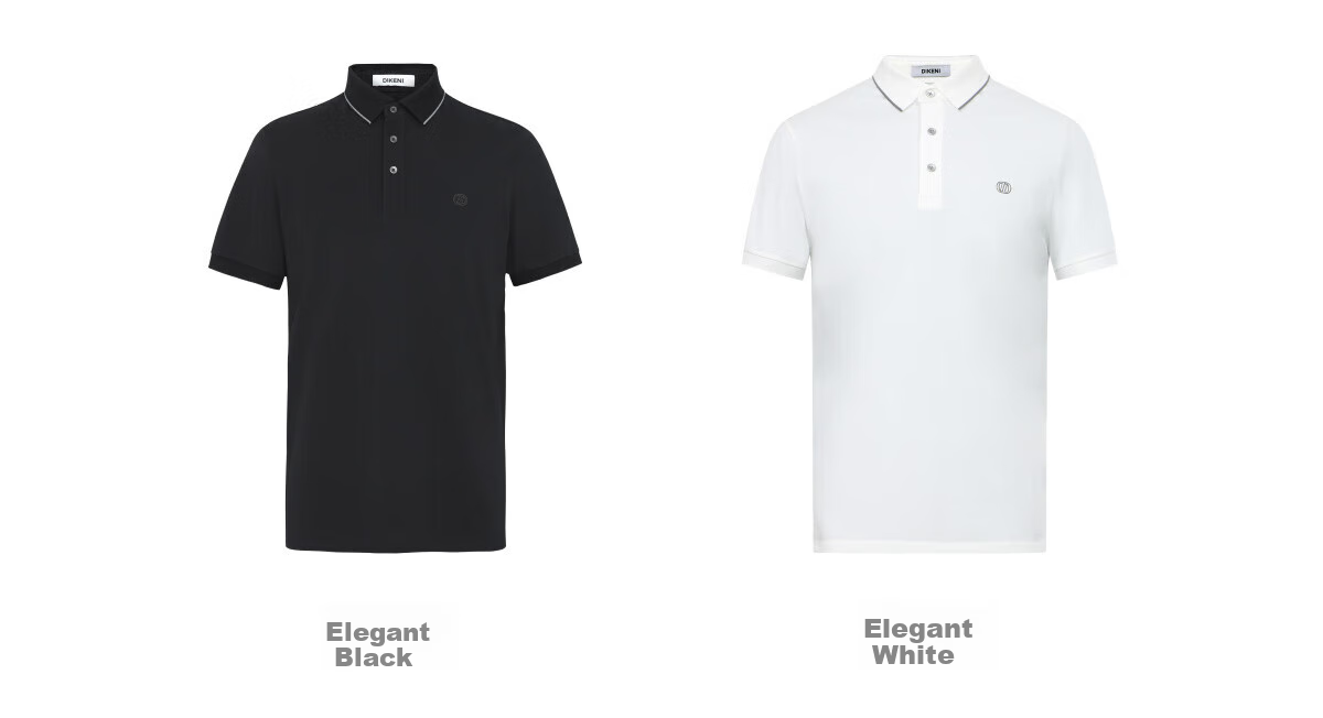 DIKENI [Closet Fashion Single Item King] Skin-Friendly Taiji Cotton Summer Classic Versatile Short-Sleeve Polo Shirt 14