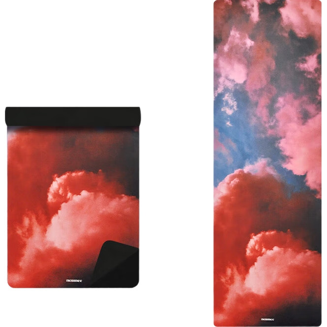 Neumee Professional Sweat-Resistant Non-Slip Home Durable Thin Wide Suede Natural Rubber Yoga Mat Towel Gift Huoshao Yu