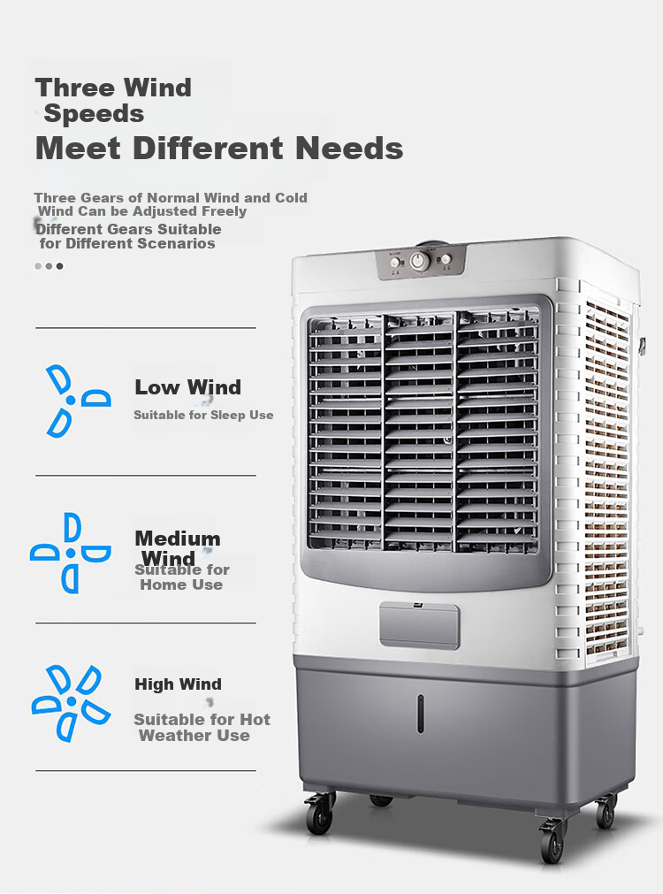 SAST Large Mobile Water-Cooled Fan / Industrial Cooling Fan / Fan / Air Conditioner / Portable Air Cooler / Restaurant And Canteen Cooling Fan / Workshop Industrial Fan CG-730L 10