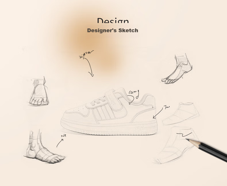 Follow Me Boys And Girls Sports White Sneakers Children's School Campus Shoes Spring And Autumn Fashion Breathable Performance Casual Shoes Xueyuanbai 32 2