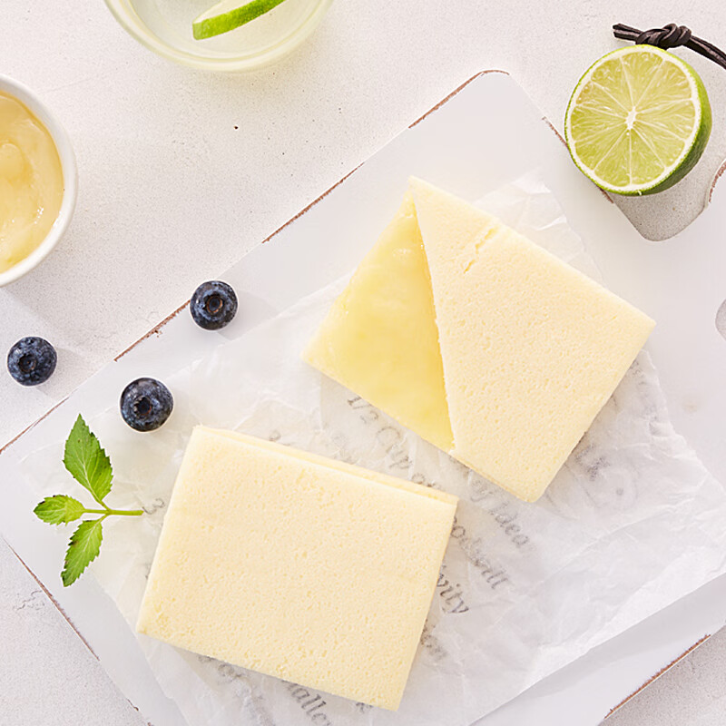 港荣蒸蛋糕酸奶夹心450g面包纯蛋糕早餐零食西式糕点心甜品礼品盒物箱