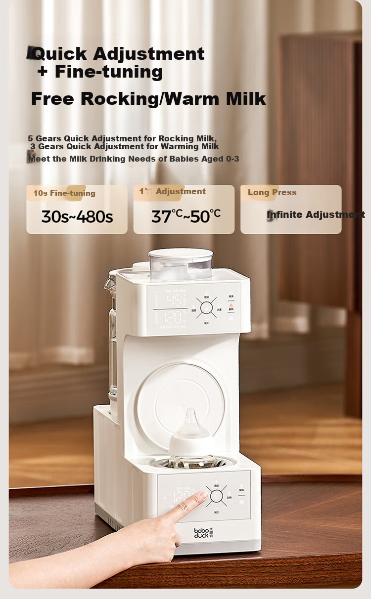 Boboduck Constant Temperature Kettle Baby Formula Dispenser Three-In Milk Maker All-In Feeding Station with Temperature Control 1.5L 6292 19