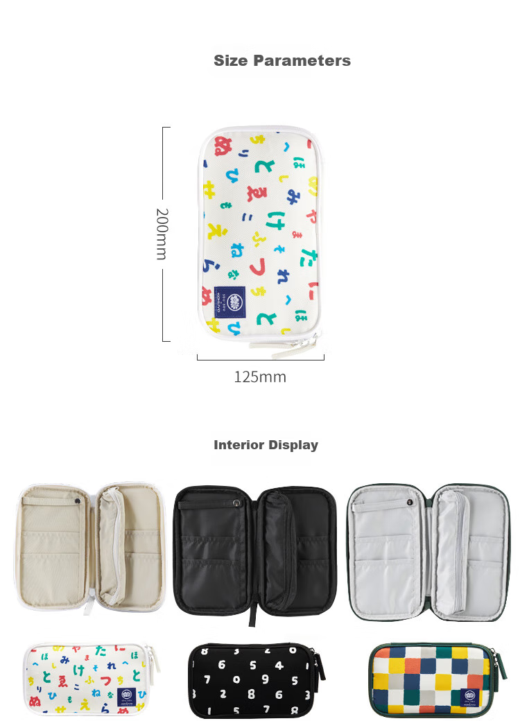KOKUYO SOUSOU Collaboration Pancase Stationery Pencil Case Large Capacity Pencil Storage Box Japanese Kana, 1 Piece, WSG-PC1X132 4