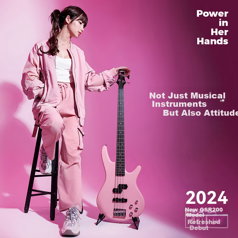 IBANEZ GSR200 Electric Bass Guitar for Students And Beginners, Entry-Level Performance Instrument, Sky Blue Color