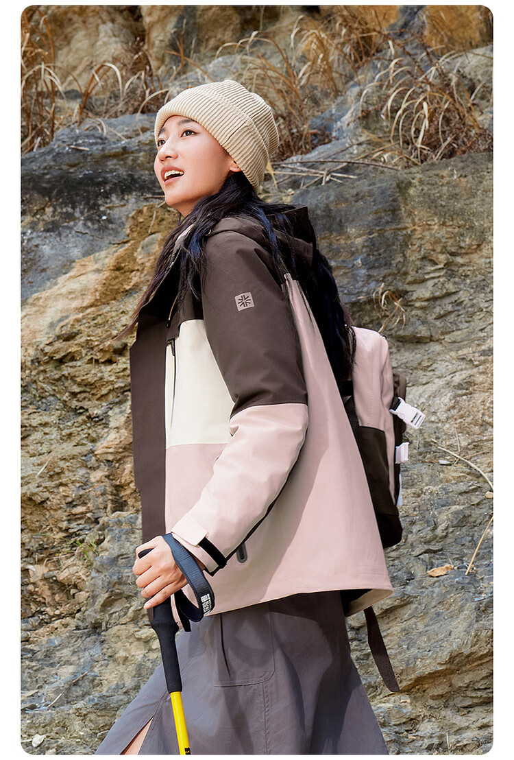 SNOWFLYING [Shanhai] New Outdoor Unisex 3-in-1 Waterproof Warm Down Jacket for Couples 4