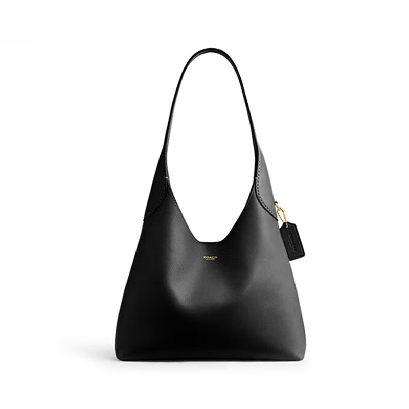 COACH Women's BROOKLYN28 Medium Shoulder Bag Black CU068 (Authentic Counter Style)